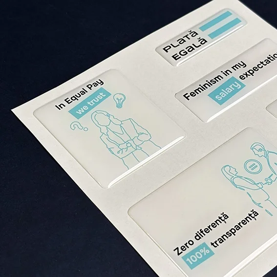 Sticker pack volumetric (foto: ArtPoligraf)