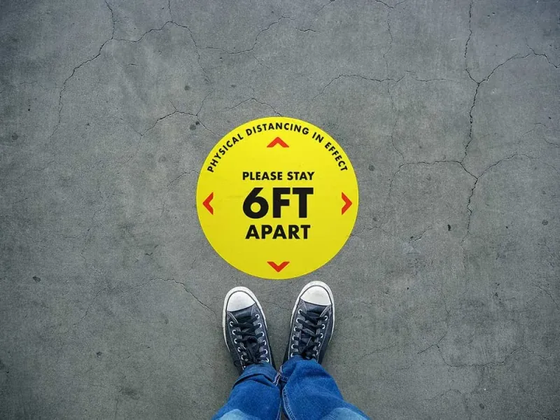 Print Autocolant Floor Graphics