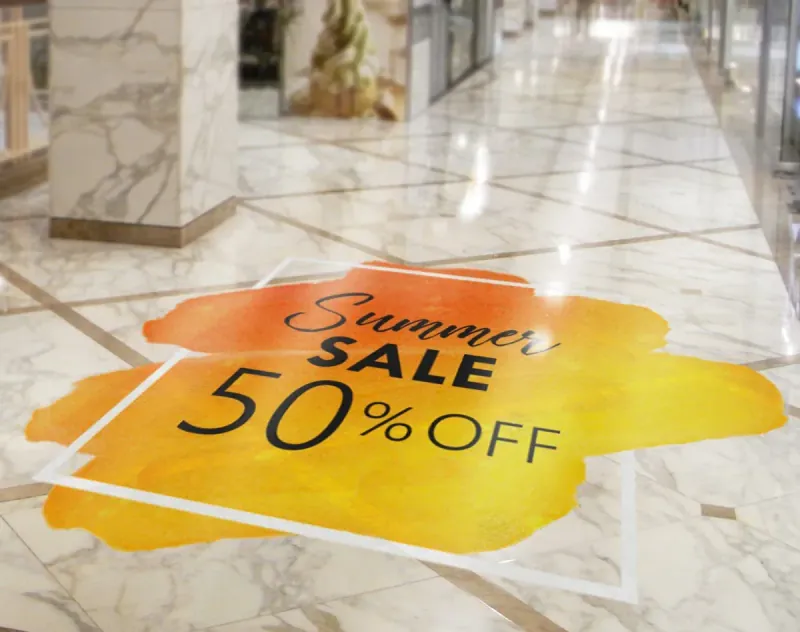 Print Autocolant Floor Graphics