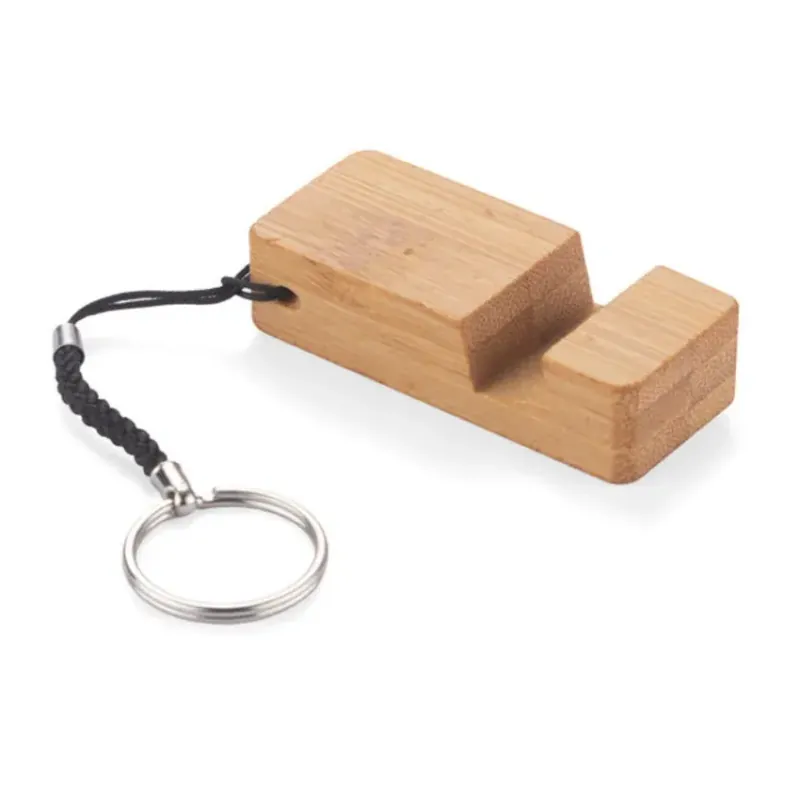 Breloc din bambus cu suport pentru telefon STELO