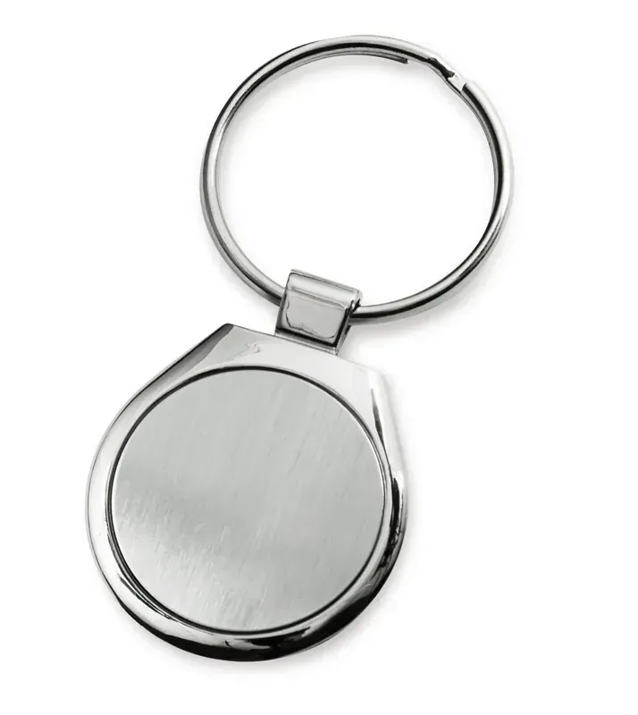 Breloc din metal cromat MAYA
