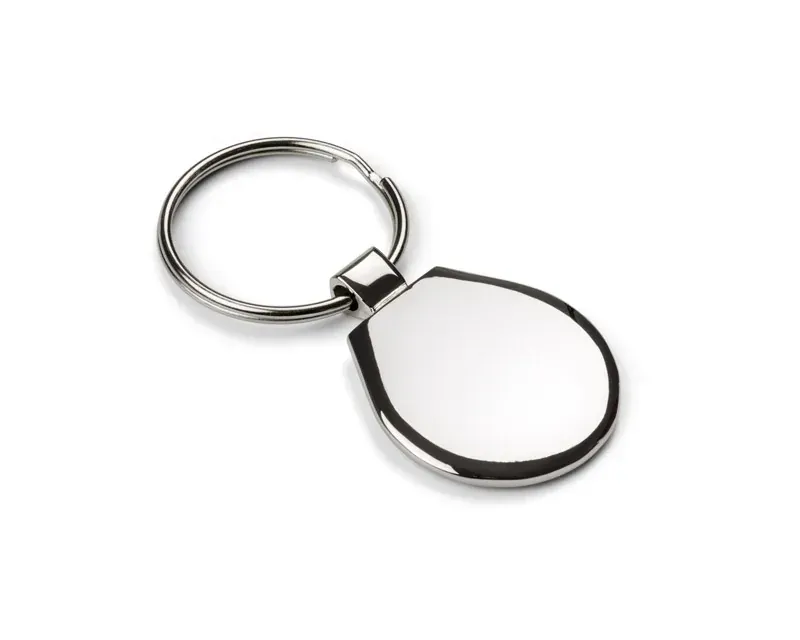 Breloc din metal cromat MAYA