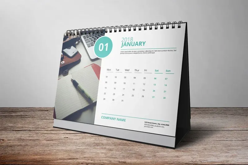 Calendare de birou cu 7 foi