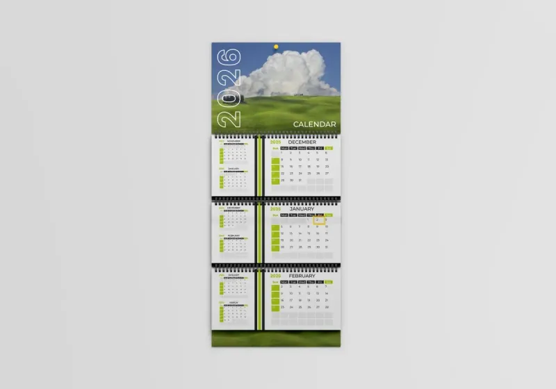 Calendar trimestrial - 1 camp de publicitate