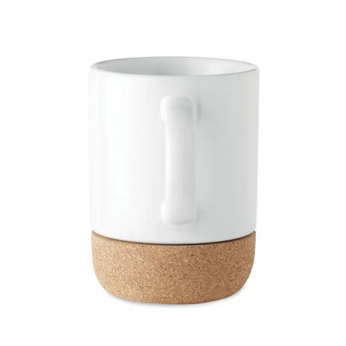 Cana din ceramica pentru sublimare SUBCORK, 300 ml