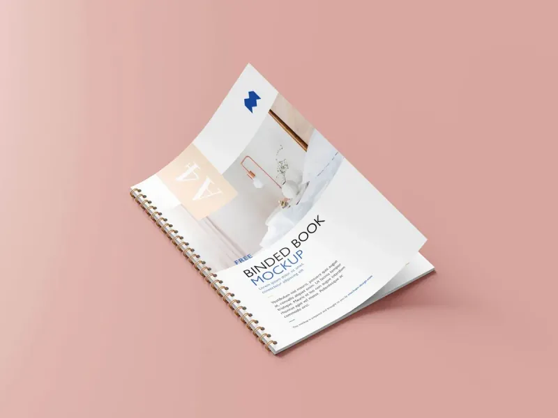 Carnete simple prinse cu spira
