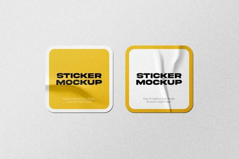 Stickere patrate