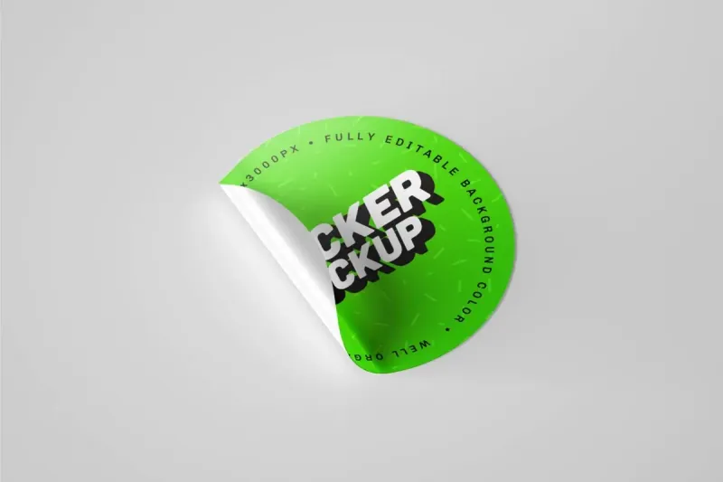Stickere rotunde