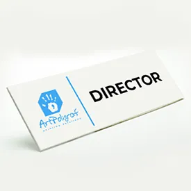 Plăcuță din PVC și Oracal decupat