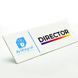 Plăcuță din PVC și Oracal tipărit