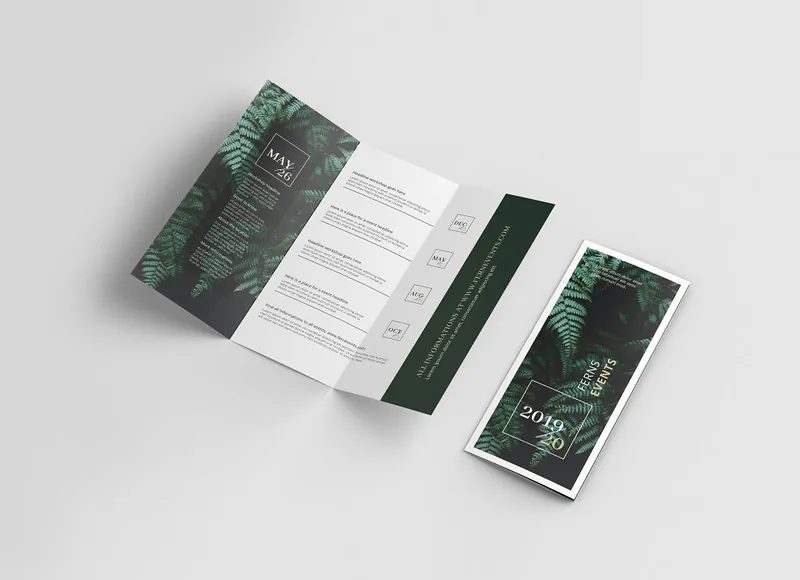 Leaflet A4 pliat in C