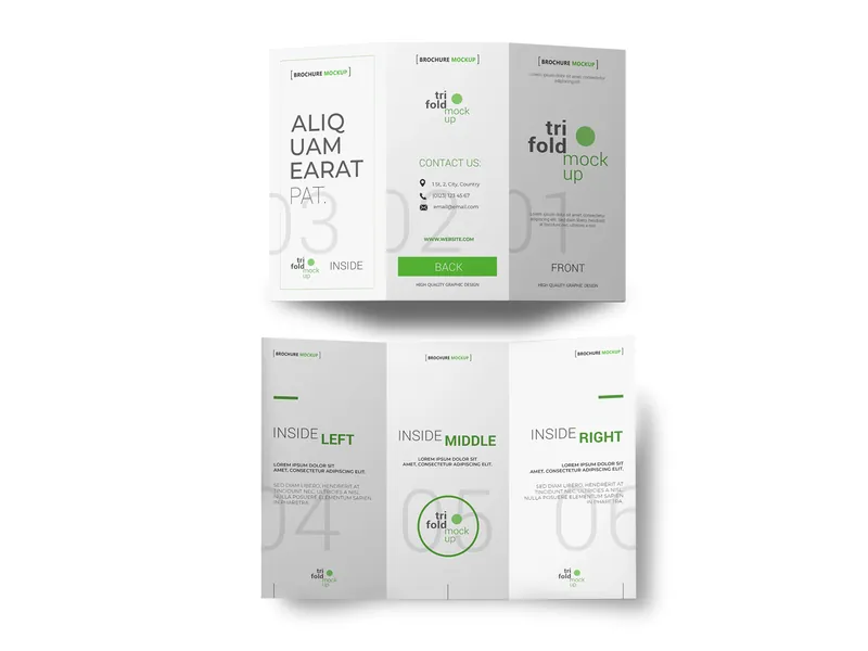 Leaflet A4 pliat in C
