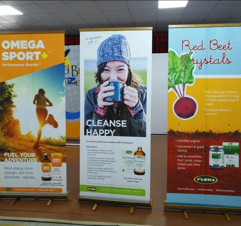 Roll-up Banner Bamboo Tube