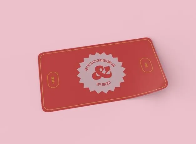 Stickere PVC dreptunghiulare - decupare pe contur