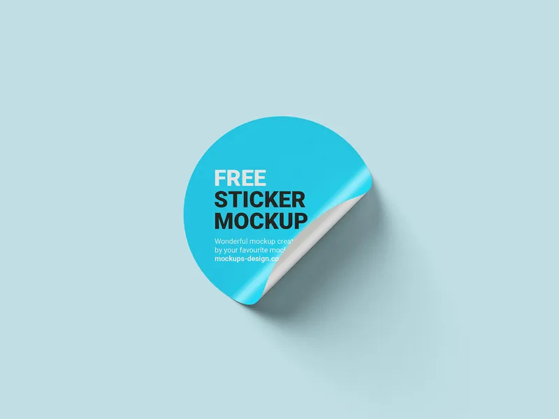 Stickere PVC rotunde - decupare pe contur