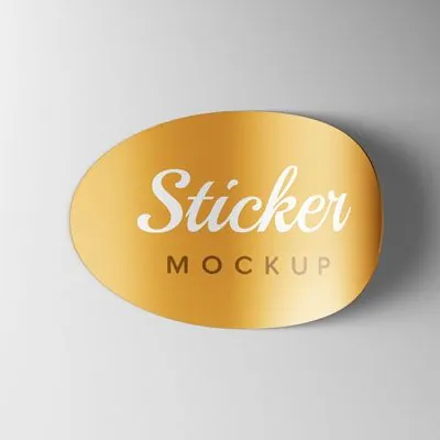 Stickere PVC ovale - tăiere completă