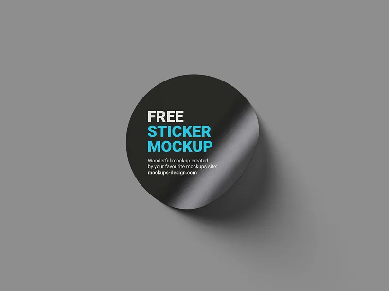 Stickere PVC rotunde - tăiere completă