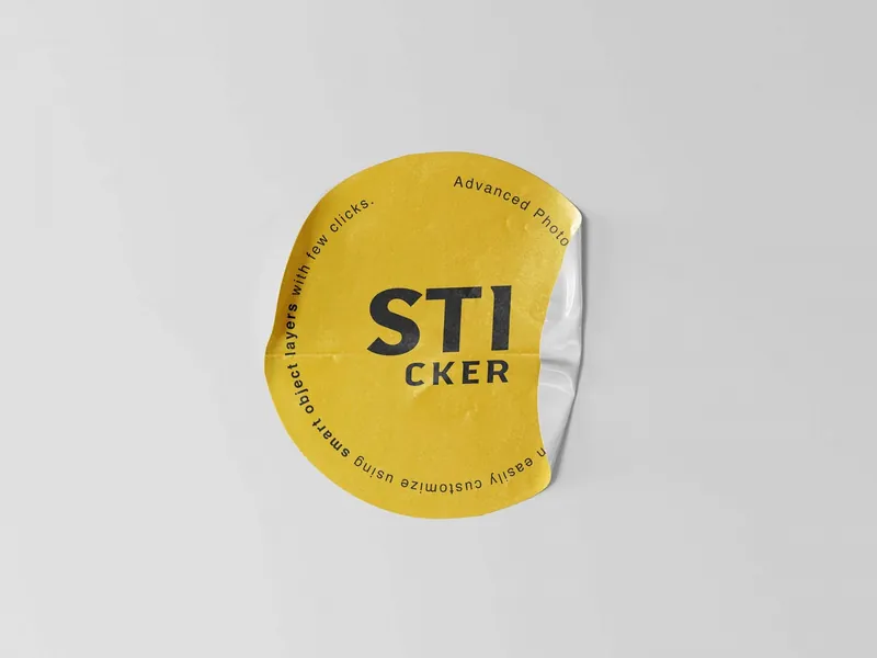 Stickere PVC rotunde - tăiere completă
