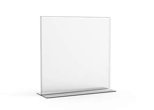Suport meniu T din plexiglas