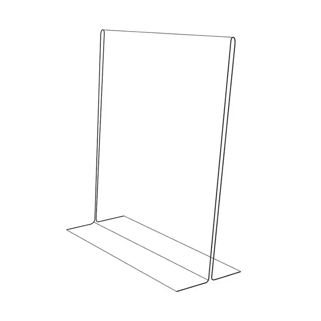 Suport meniu T din plexiglas