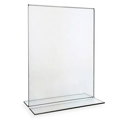 Suport meniu T din plexiglas
