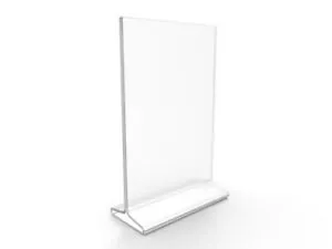 Suport meniu T din plexiglas