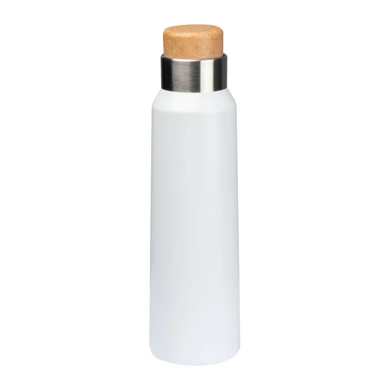 Sticlă termos cu dop din imitaţie de plută 500ml