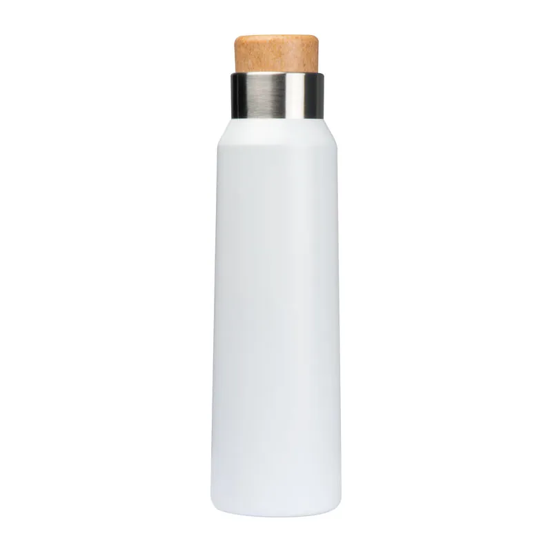Sticlă termos cu dop din imitaţie de plută 500ml