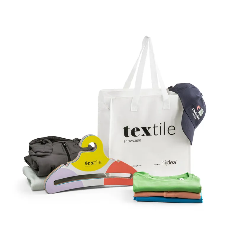 Set demonstrativ textile